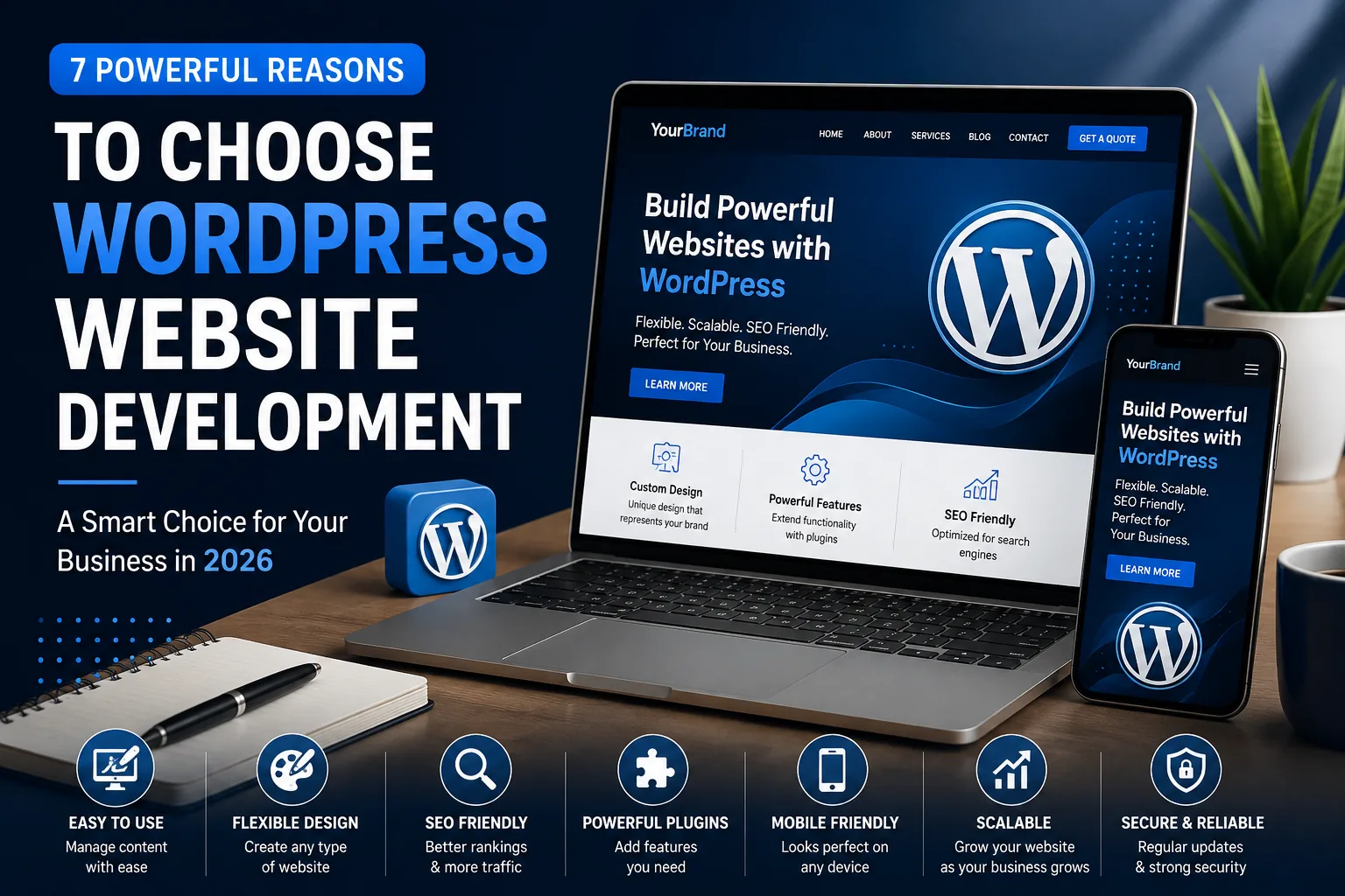 WordPress website development for modern businesses