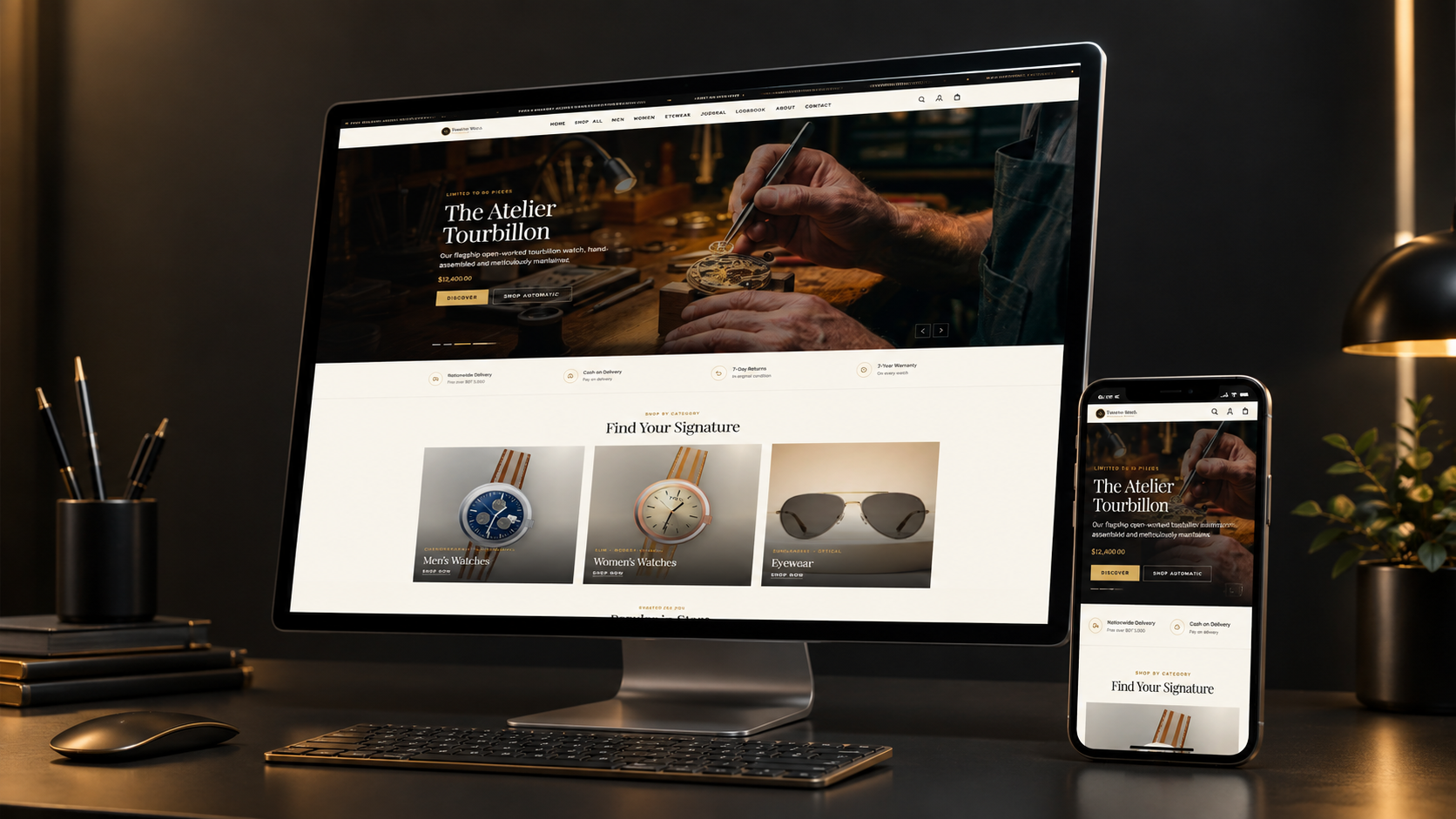 Project artwork — Fashion Watch & Optical
